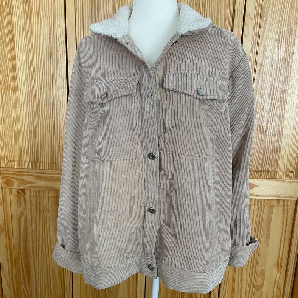 Borg Collar Corduroy Jacket